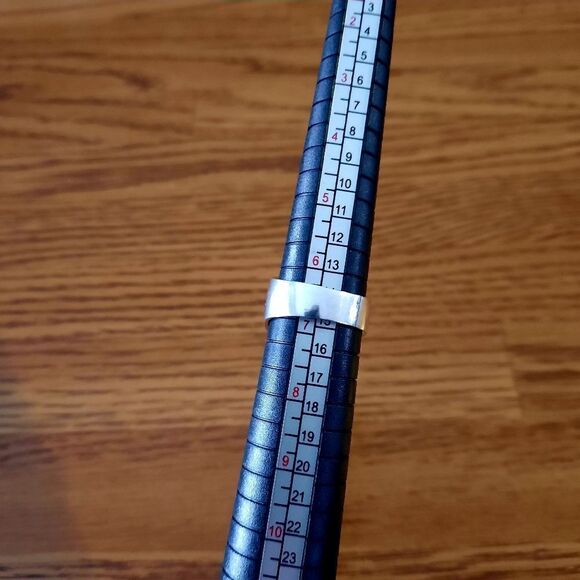 STERLING .925 Concave Ring Size 6.5 TIMELESS CHIC! - Picture 3 of 5